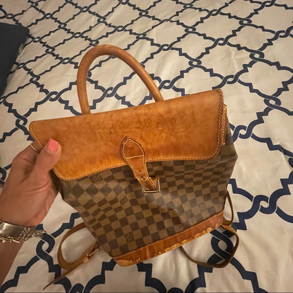 Arlequin Soho Edition Centenaire crafted in Damier Ebene Coated Canvas